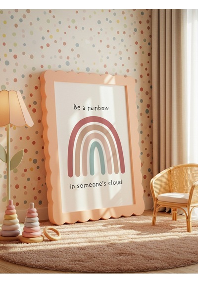 Be A Rainbow Dijital Baskı Poster V1 Çerçevesiz