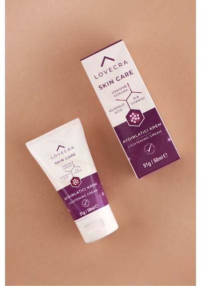 Aydınlatıcı Krem Uva / Uvb Karşıtı Ton Eşitleyici E & A Vitamini Glycolic Asit 50ml