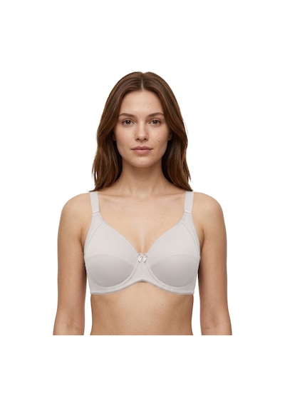 Cottonill Bra - Novia Büyük Beden Micro Balenli Minimizer Ayarlanabilir Askılı Kadın Sütyen 3'lü Paket-2 Çok Renkli