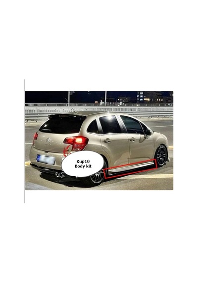 Citroen C3 Yan Marşpiyel Takımı Yeni Kasa - Plastik