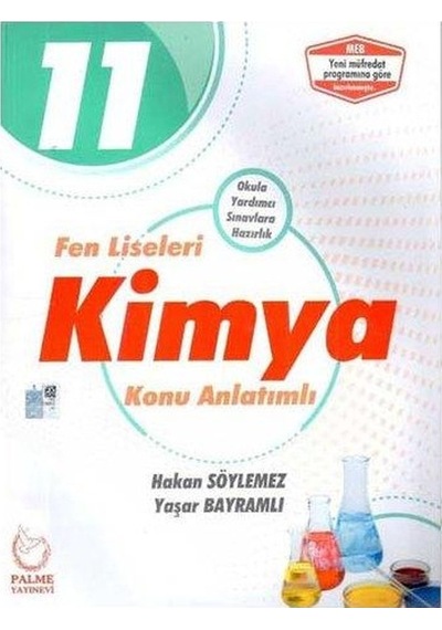 11.Sınıf Kimya Konu Anlatım Fen Liseleri için - Palme Yayıne