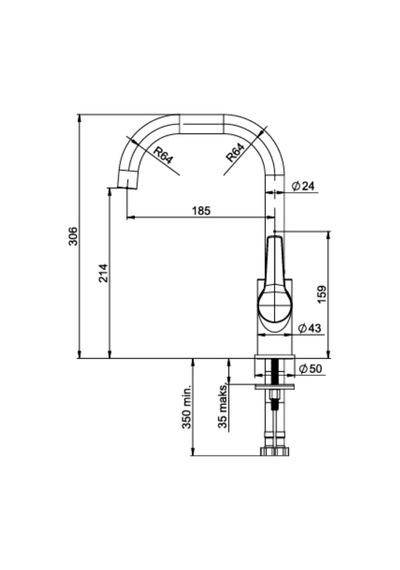 Nsk Noxia N3063902 Eviye Bataryası Krom Gri