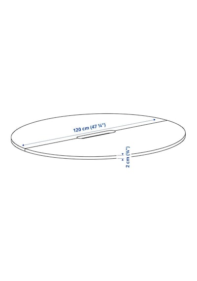 Masa Tablası, Beyaz, 120 Cm Gri Masa Tablası, Beyaz, 120 Cm Gri