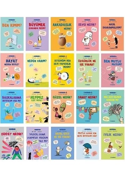 Tudem Yayınları - Filozof Çocuk Seti 20 Kitap - Oscar Brenifier