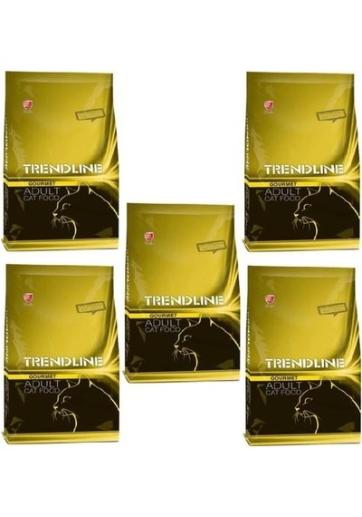 Trendline Gurmet Yetişkin Kedi Maması 5 x 1 KG