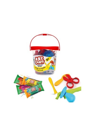 04134 Art Craft Hayal Kovası Oyun Hamuru 200 Gr Çok Renkli