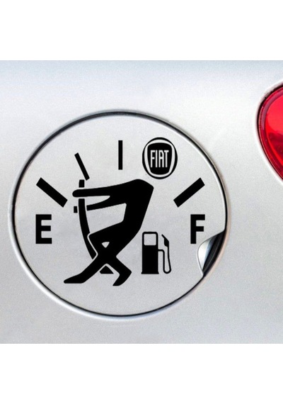 Fiat Yakıt Deposu Kapağı Oto Araba Sticker Çıkartma