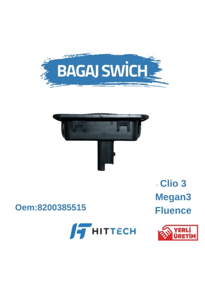 Renault Fluence Megan 3 Clio 3 Bagaj Açma Butonu Swich 1 Adet