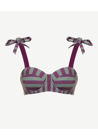 Yargıcı Bağlama Askılı Bikini Üst 25ykbw1015b 049 Mor