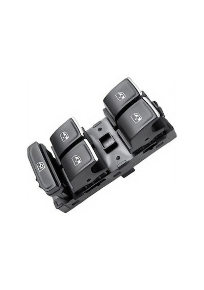 Seat Leon 2013-2020 Uyumlu Ön Sol Kapı Dörtlü Cam Açma Düğmesi Krom Detaylı 5g0959857c