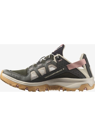 Salomon Techamphıbıan 5 W Kdn Peat/Rainy Day/Hyma Pink Su Ayakkabısı L47750800 - Antrasit - Pembe Salomon Techamphıbıan 5 W Kdn Peat/Rainy Day/Hyma Pink Su Ayakkabısı L47750800 - Antrasit - Pembe