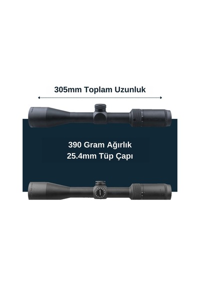 Vector Optics Matiz 3-9x40 Mıl 1 Sfp Dürbün Siyah