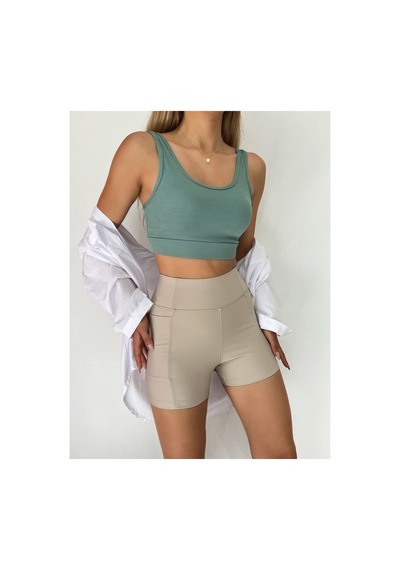Winmoda34 Deniz Şortu Bej