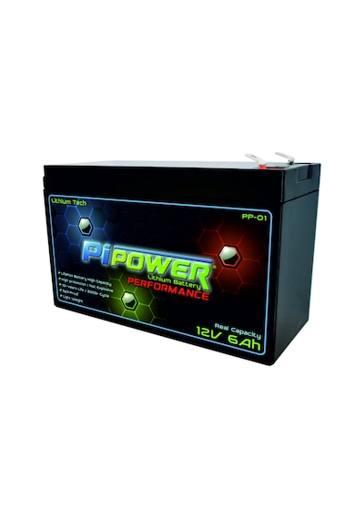 Pipower Lithium 12v6ah Bms Lityum Lifepo4 Akü Akülü Araba, Ups, Güvenlik