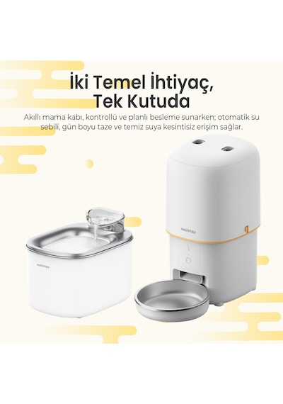 Haustier Pwf Akıllı Beslenme İstasyonu, Akıllı Kedi Mama Kabı & Kedi Su Sebili İkisi Bir Arada Avantaj Set, Pf02 Akıllı Mama Kabı, Wf007l Otomatik Kedi Su Sebili, Combo Set Beyaz Haustier Pwf Akıllı Beslenme İstasyonu, Akıllı Kedi Mama Kabı & Kedi Su Sebili İkisi Bir Arada Avantaj Set, Pf02 Akıllı Mama Kabı, Wf007l Otomatik Kedi Su Sebili, Combo Set Beyaz