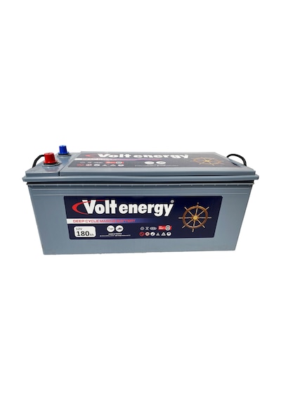VOLT ENERGY 12 V 180 Amper Deep Cycle Marin Bakımsız Akü