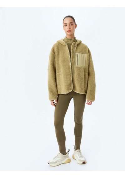 Koton Spor Tayt Basic Yüksek Bel Şardonlu Yumuşak Tuşe Skinny Fit İnterlok Haki 5wak40225nk Haki Koton Spor Tayt Basic Yüksek Bel Şardonlu Yumuşak Tuşe Skinny Fit İnterlok Haki 5wak40225nk Haki