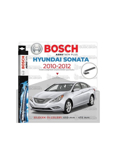 Hyundai Sonata Muz Silecek Takımı 2010-2012 Bosch Aerotwin N11.4784