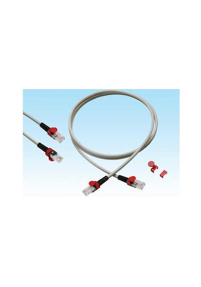 Hcs T06-00420-106 Utp Cat 6 Ls0H Patch Cord Gri-Kırmızı 1 Mt.
