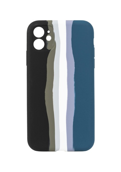 İ'think Apple Uyumlu iPhone 11 Rainbow Silinebilir Kapak