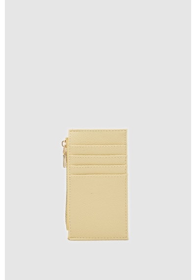 Shule Bags Linn Dokulu Kadın Kartlık Butter Yellow Açık Sarı