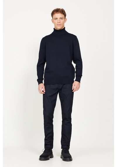 AC&Co / Altınyıldız Classics Erkek Lacı Standart Fit Normal Kesim Tam Balıkçı Yaka Triko Kazak Lacivert AC&Co / Altınyıldız Classics Erkek Lacı Standart Fit Normal Kesim Tam Balıkçı Yaka Triko Kazak Lacivert
