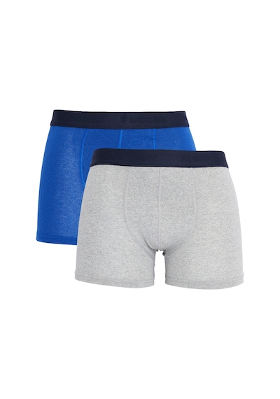 Tudors Erkek 10'lu Likralı Pamuklu Esnek Kumaş Premium Seri Boxer-50255 Çok Renkli