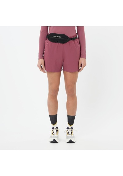 Salomon Shakeout Core 4" Kadın Koşu Şortu Nocturne Lc2656000 Pembe