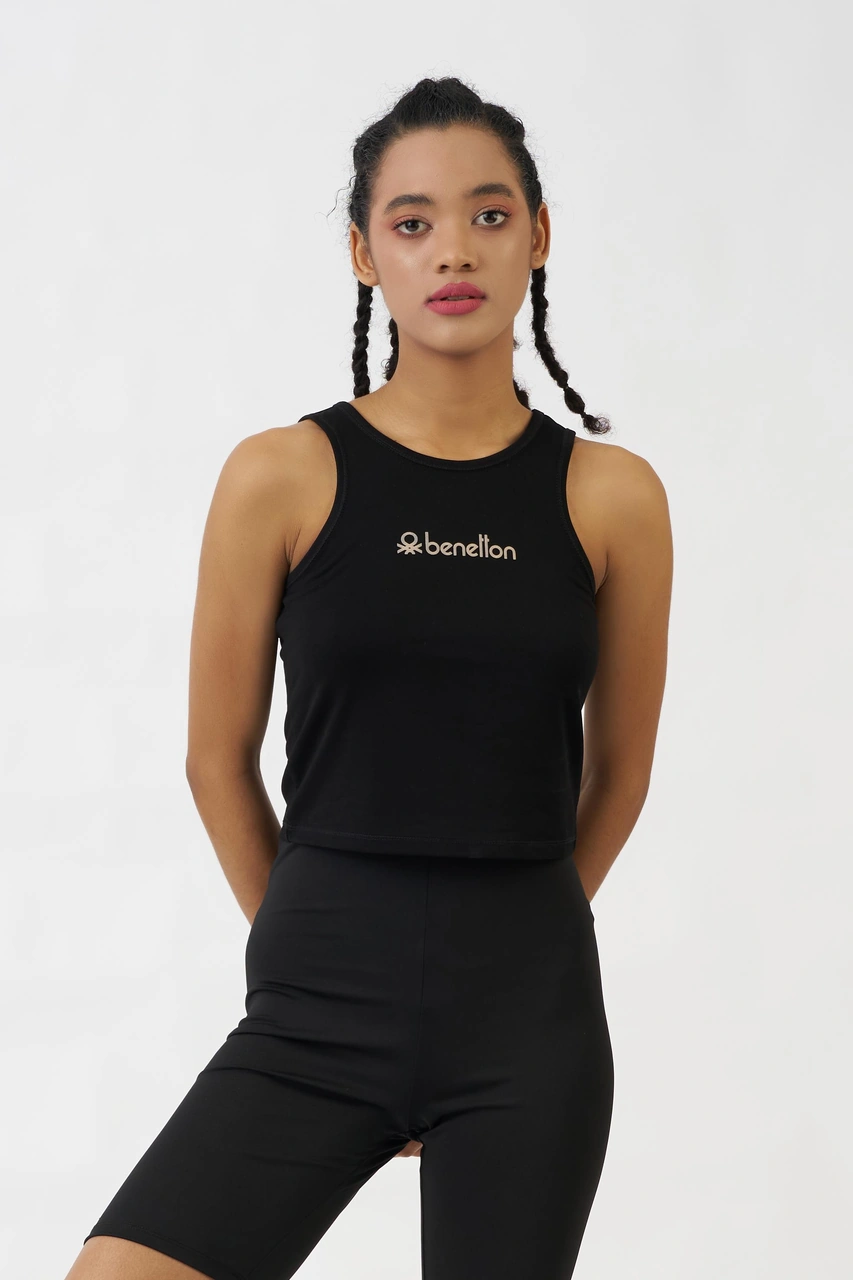 United Colors Of Benetton Kadın Atlet Bnt-w20983 Siyah