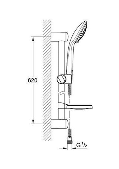 Grohe Euphoria Sürgülü Duş Seti Champagne 3 Akışlı - 27232001 Diğer