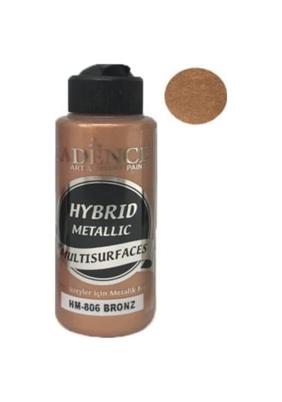 Cadence Multisurface Hybrid Metalik Boya - 806 Bronz 120 Ml