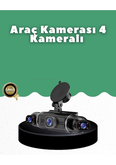 Bay 1080p 4 Kanallı Araç Kamerası Gps + Wifi + G Sensör Destekli Najmaddin 25261428