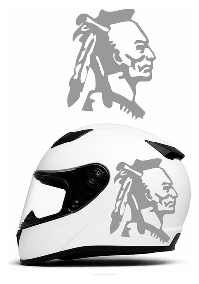 Savaşçı Son Mohikan Kızılderili Sticker - Kızıl Derili Yerli Sticker - Oto Araba Motosiklet Kask Sticker - 00219 60X48 Cm