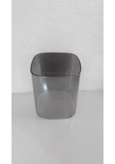 Kare Avize Camı Füme Rengi Boyu 12cm,eni 10cm Füme