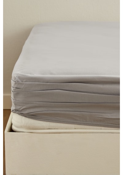 Karaca Home Fitted Tek Kişilik Çarşaf Açık Gri 100x200+30 Cm 200.19.01.1151