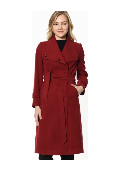 Z6645 Dewberry Bayan Palto-bordo