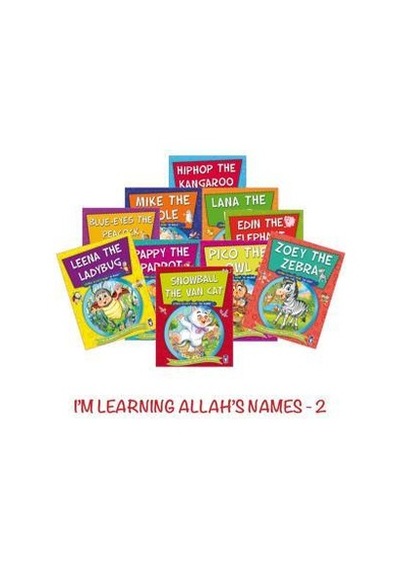 Allahın Isimlerini Öğreniyorum 2 - Set Ingilizce - 10 Kitap