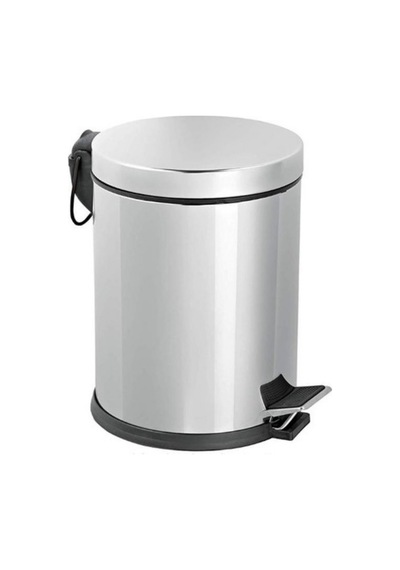 Duxxa Çöp Kovası Pedallı / 5 Lt P.640005v Krom