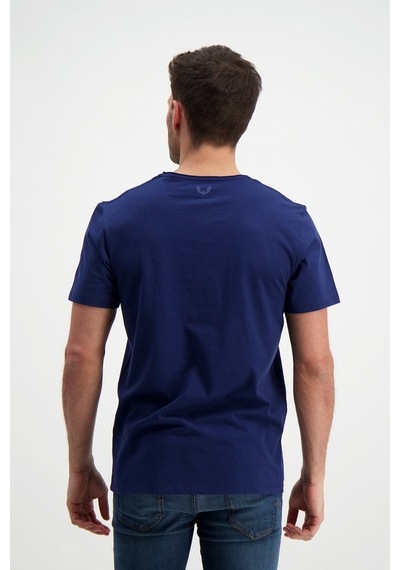 Rich Erkek Yıkamalı Basic T-Shirt (481343738)