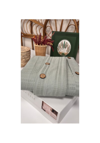 Likya Çift Kişilik Nevresim Takımı Mint - 636741900 Mint - 636741900 Mint