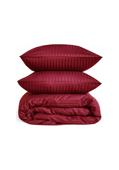 Çift Kişilik %100 Pamuk Saten Nevresim Seti Premium Seri 8 Renk Seçeneği 200x220 Bordo