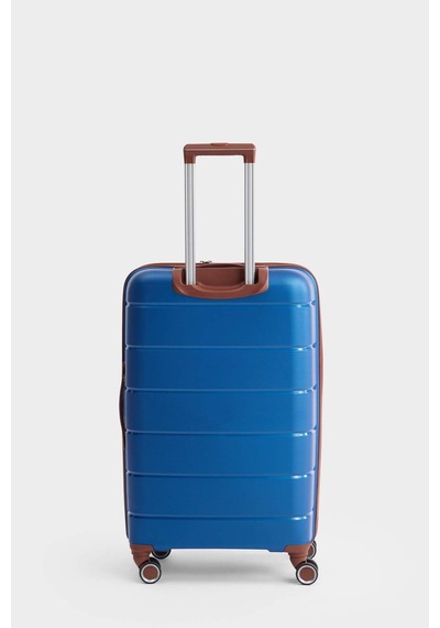 Defacto Unisex Sert Kapaklı Büyük Valiz H2405axnsbe644 Mavi-be644