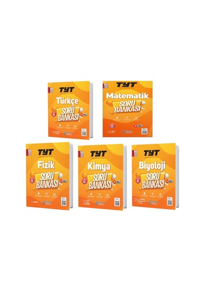 Bilinçsel Yayınları Tyt Türkçe Matematik Fizik Kimya Ve Biyoloji Soru Bankası Seti 5 Kitap