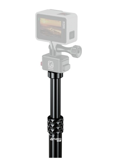 Nukrotech Motosiklet 360 Aksiyon Kamera Çubuğu Siyah