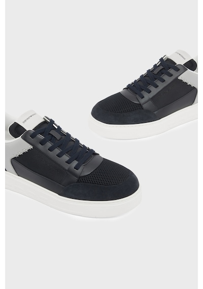 Emporio Armani Erkek Ayakkabı Em004836 Af24321 Mb617 Lacivert Gri