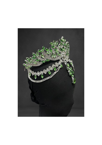 Alınlıklı Gelin,kına,nişan,söz,after,bride,party Taç Mint Yeşil - 797514215 Mint Yeşil