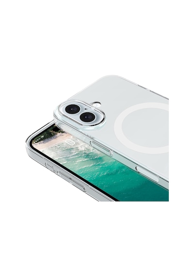 Apple Uyumlu iPhone 17 Kamera Korumalı M-safe Şarj Özellikli Şeffaf Rba London Silikon Kapak - Şeffaf Şeffaf