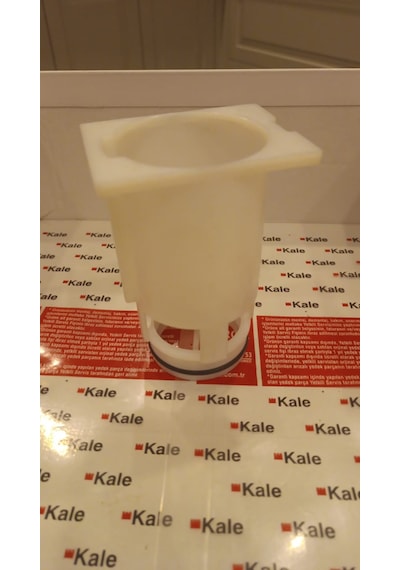 Kale 8 Cm Boşaltma Grubu Oturtma Gövdesi Beyaz