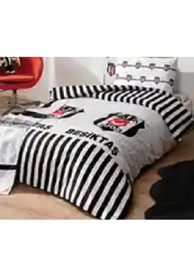 Taraftar Lisanslı Nevresim Seti Tek Kişilik 160x220 Cm Bjk