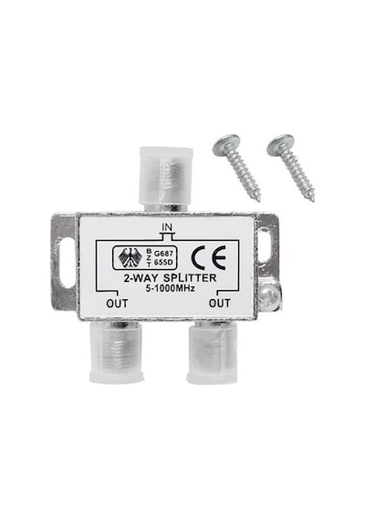 Lunatic 1848 2 Li Uydu Splitter Kablo Tv Rg6 Anten Dağıtıcı Kolay Kurulum Yüksek Performans